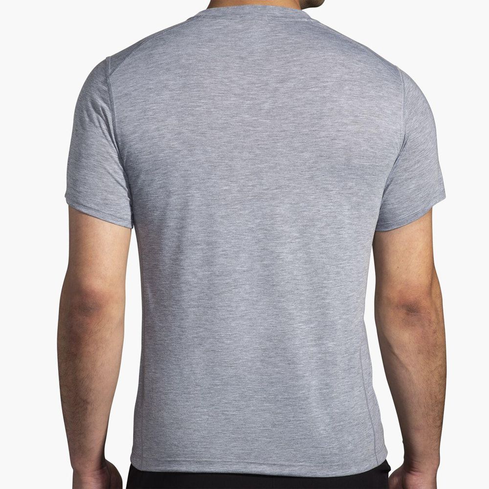 Grey Brooks Mens Distance Short Sleeve 3.0 T-Shirt | UCI-572104