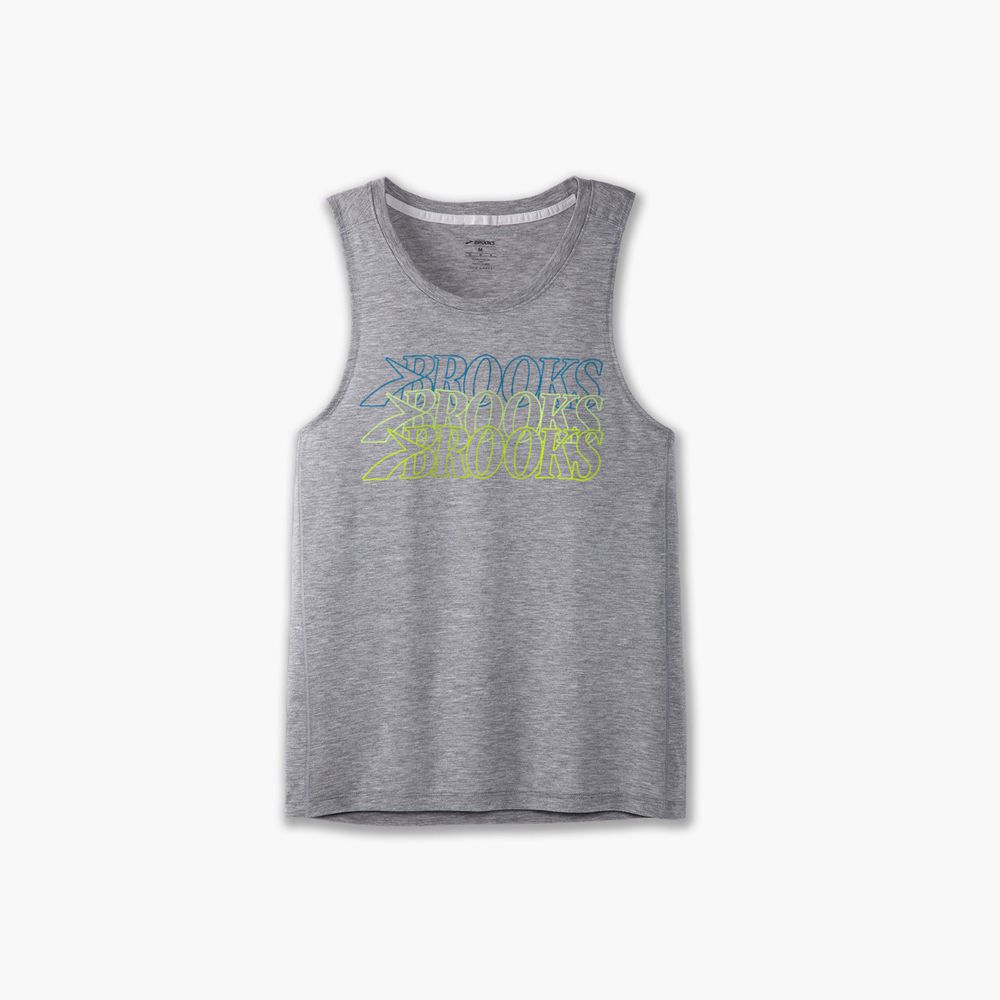 Grey Brooks Mens Distance Tank 3.0 Top | AZK-849260