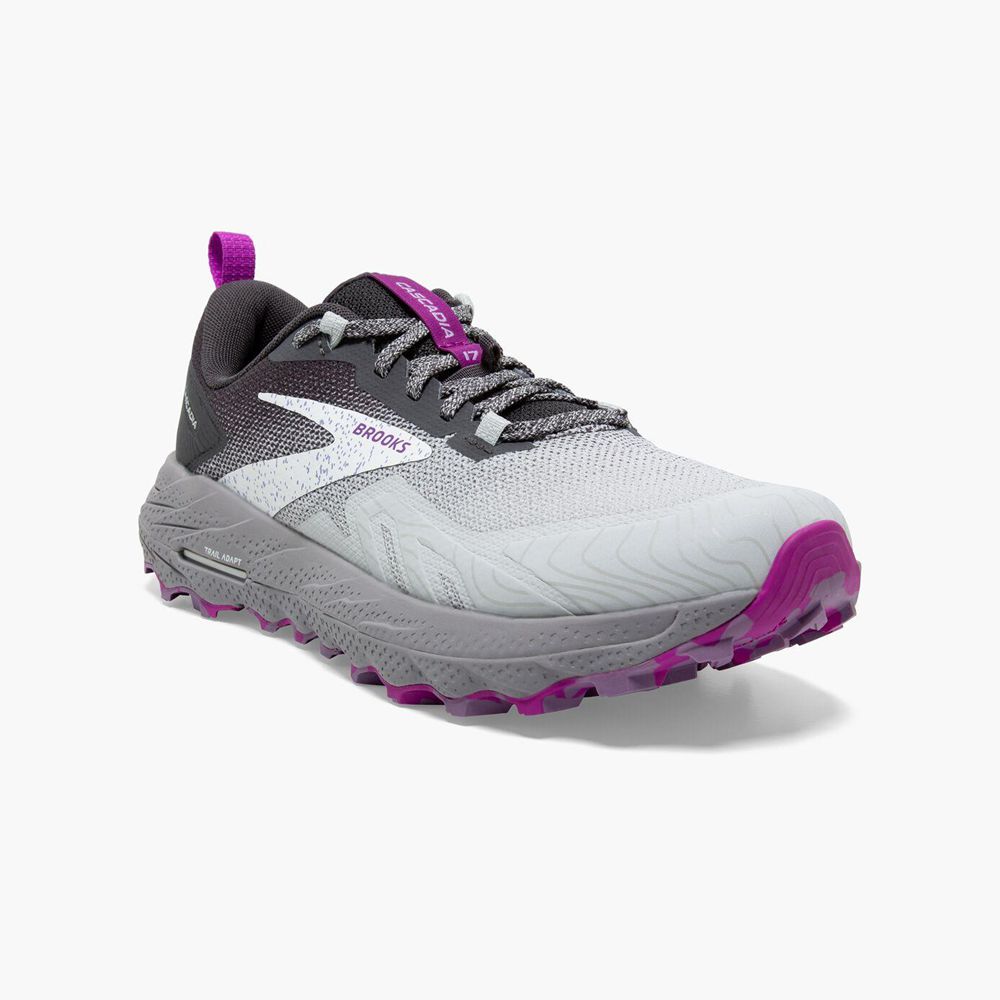 Grey Brooks Womens Cascadia 17 Trail Running Shoes | QVF-259431