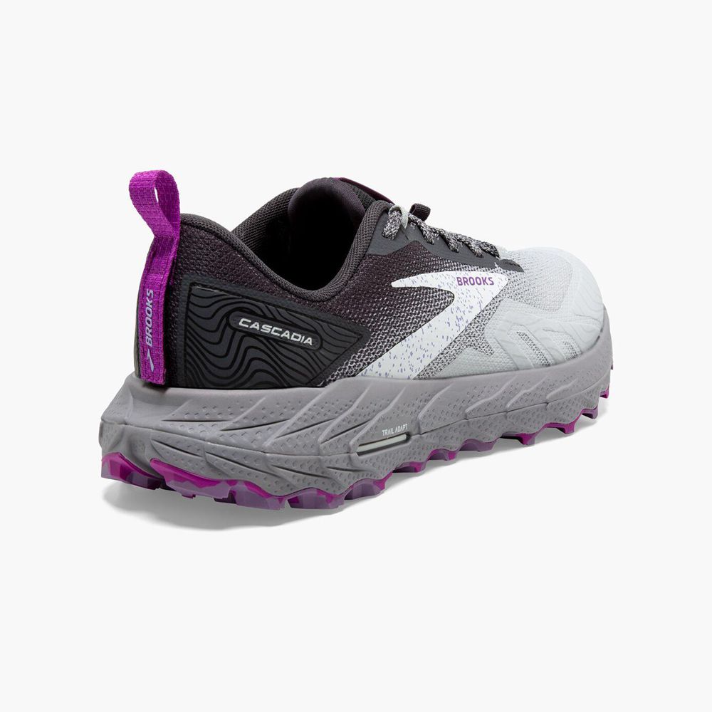 Grey Brooks Womens Cascadia 17 Trail Running Shoes | QVF-259431