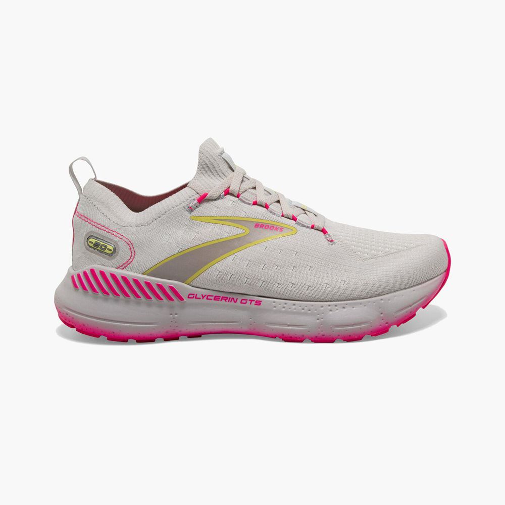 Grey Brooks Womens Glycerin StealthFit GTS 20 Running Shoes | HJS-510784