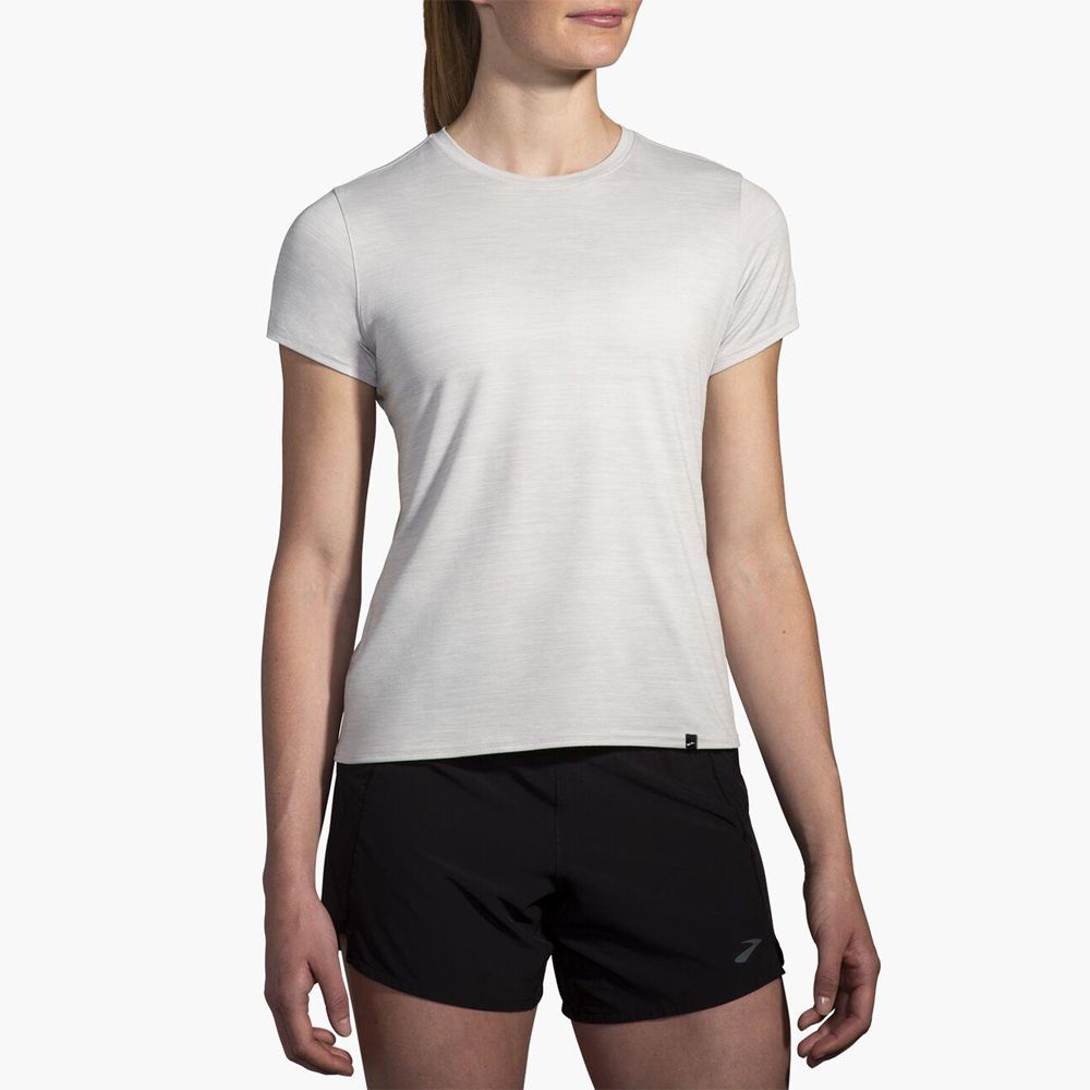 Grey Brooks Womens Luxe Short Sleeve T-Shirt | IQN-892617