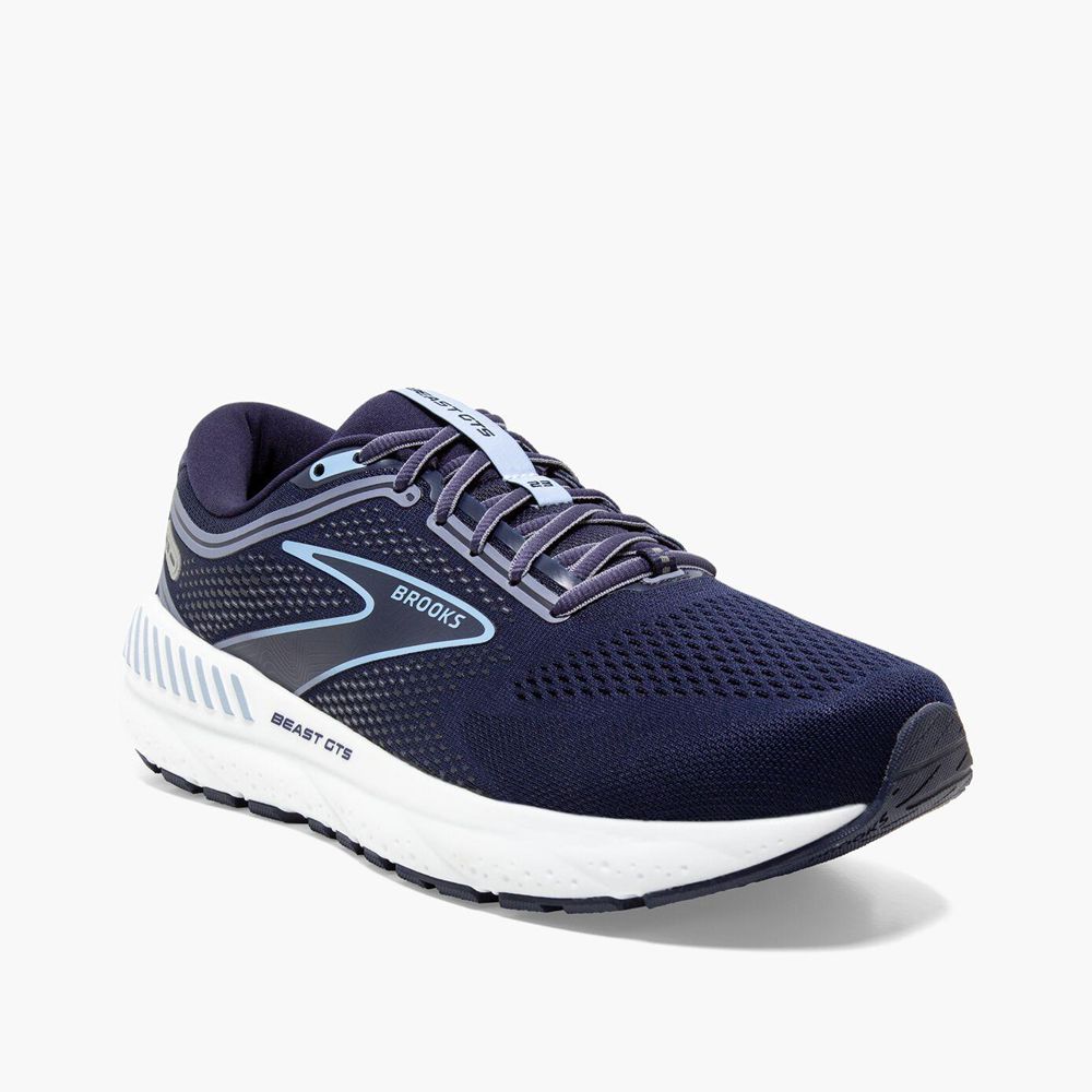 Navy Brooks Mens Beast GTS 23 Running Shoes | GOT-857391