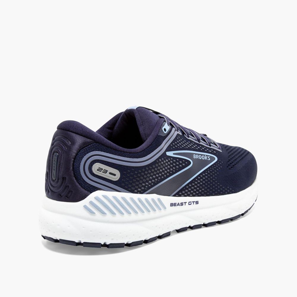 Navy Brooks Mens Beast GTS 23 Running Shoes | GOT-857391