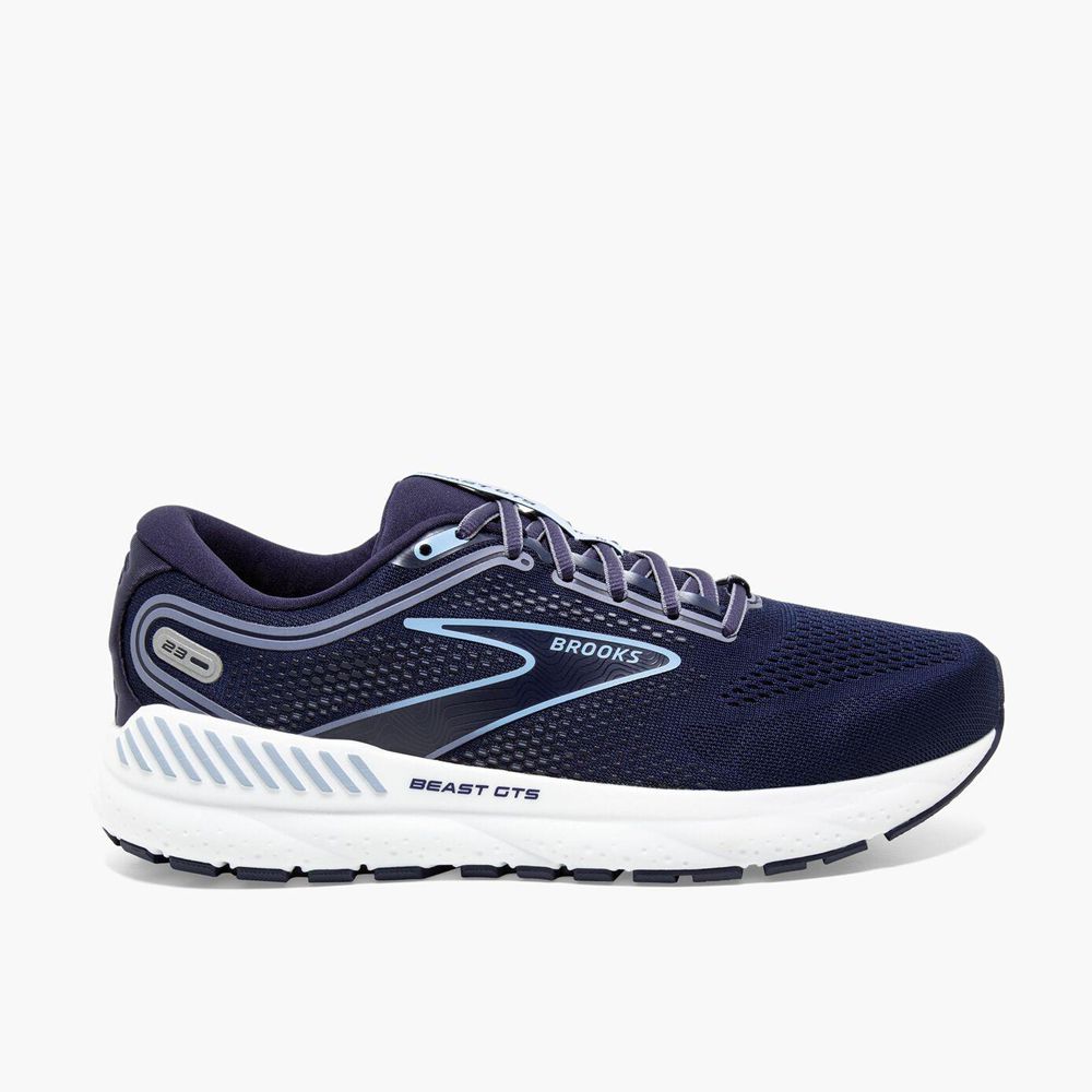 Navy Brooks Mens Beast GTS 23 Running Shoes | GOT-857391