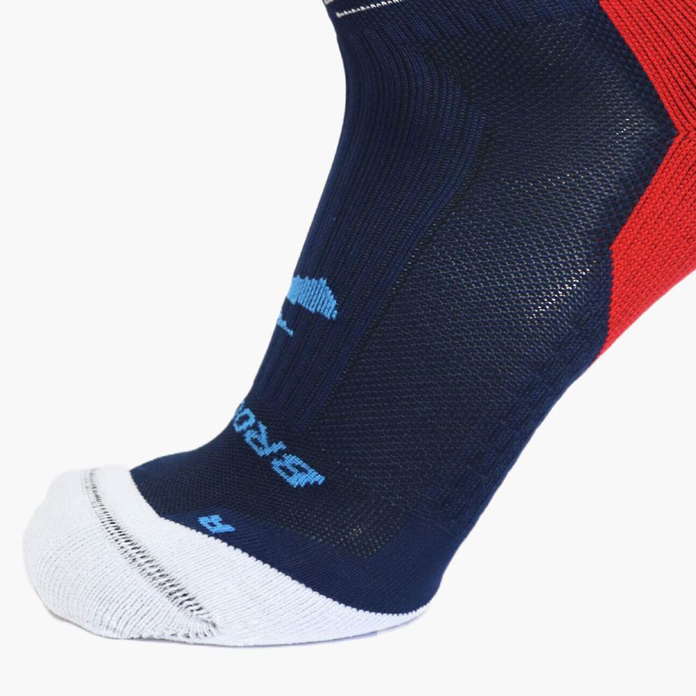 Navy Brooks Mens Ghost Lite Crew Socks | NLP-640783