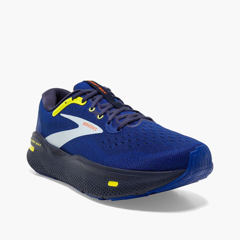 Navy Brooks Mens Ghost Max Running Shoes | ICH-397802