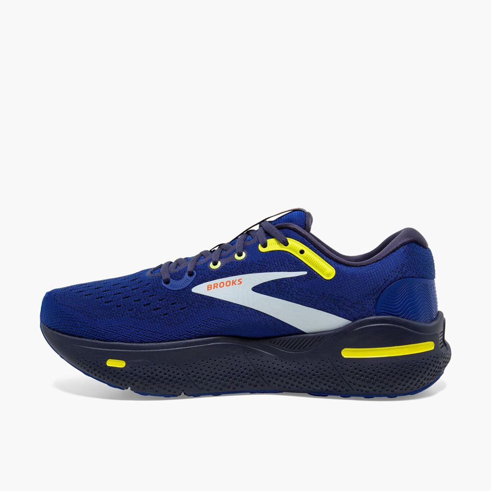 Navy Brooks Mens Ghost Max Running Shoes | ICH-397802