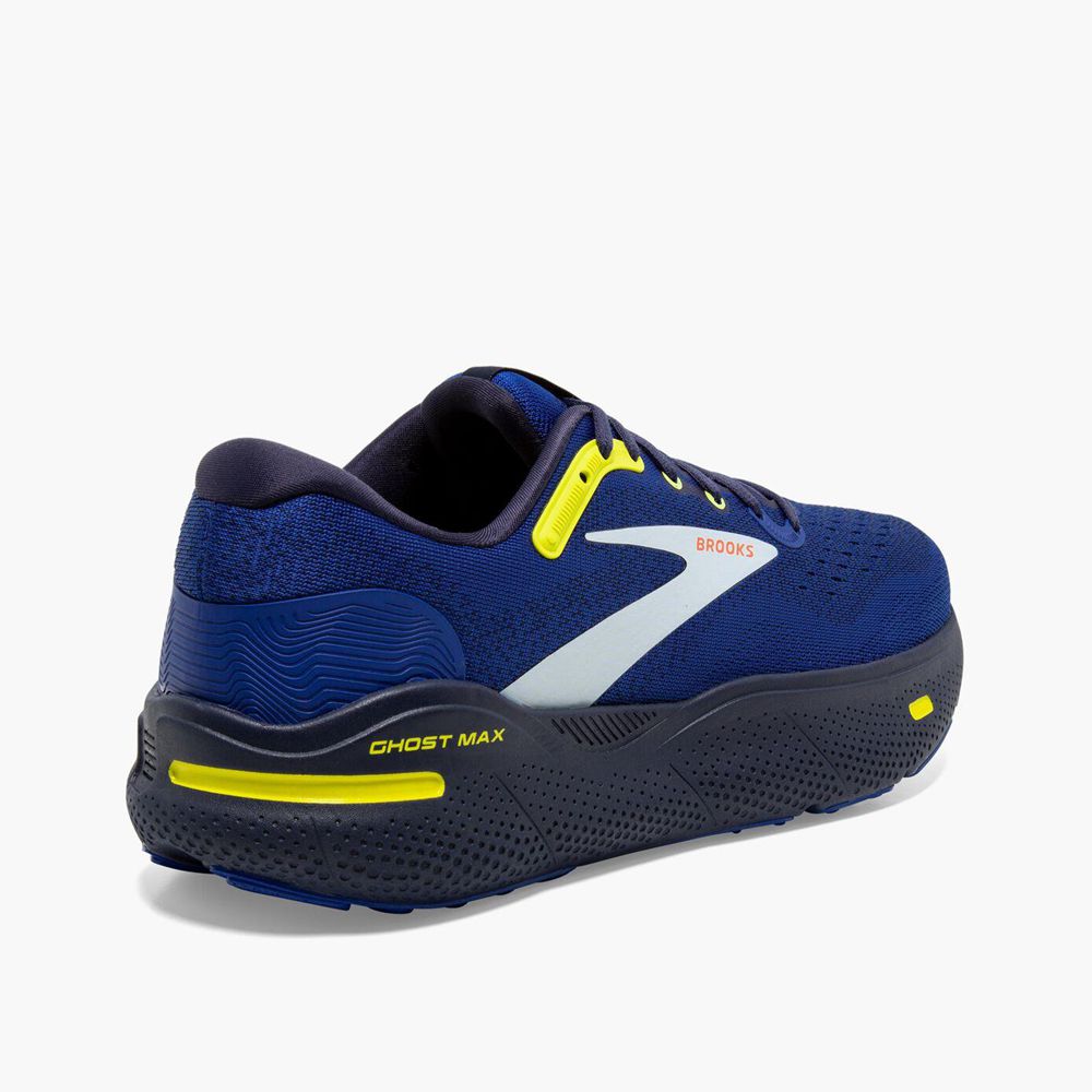 Navy Brooks Mens Ghost Max Running Shoes | ICH-397802