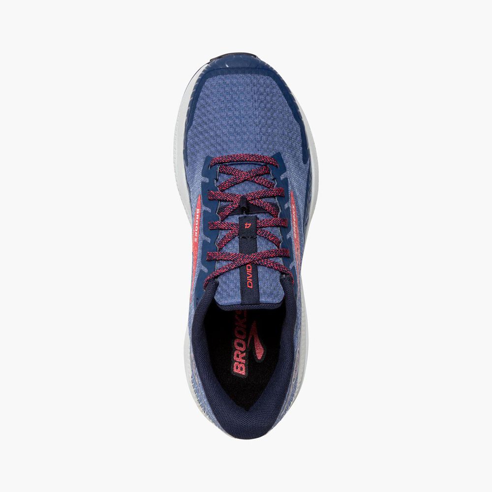 Navy Brooks Womens Divide 4 Running Shoes | ZBY-417530