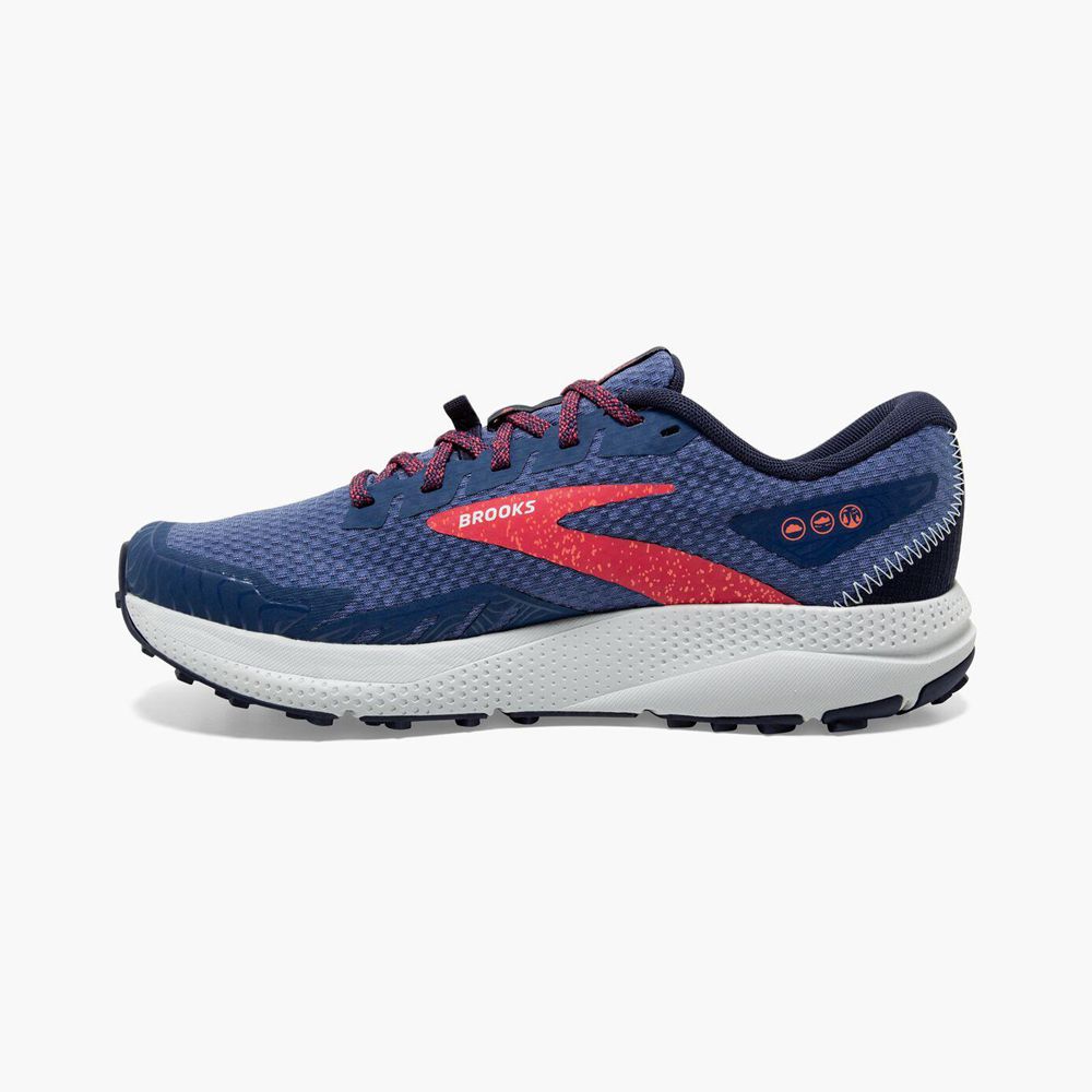 Navy Brooks Womens Divide 4 Running Shoes | ZBY-417530