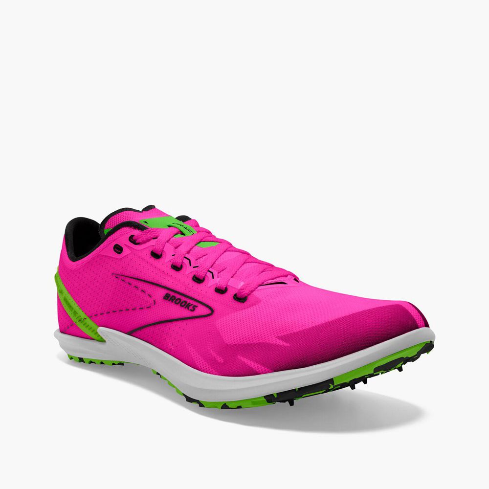 Pink Brooks Mens Draft XC Spikeless Running Shoes | VXY-678501