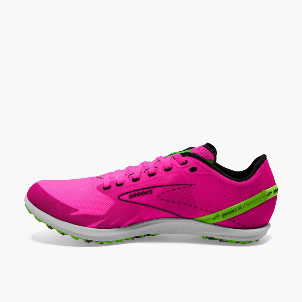 Pink Brooks Mens Draft XC Spikeless Running Shoes | VXY-678501