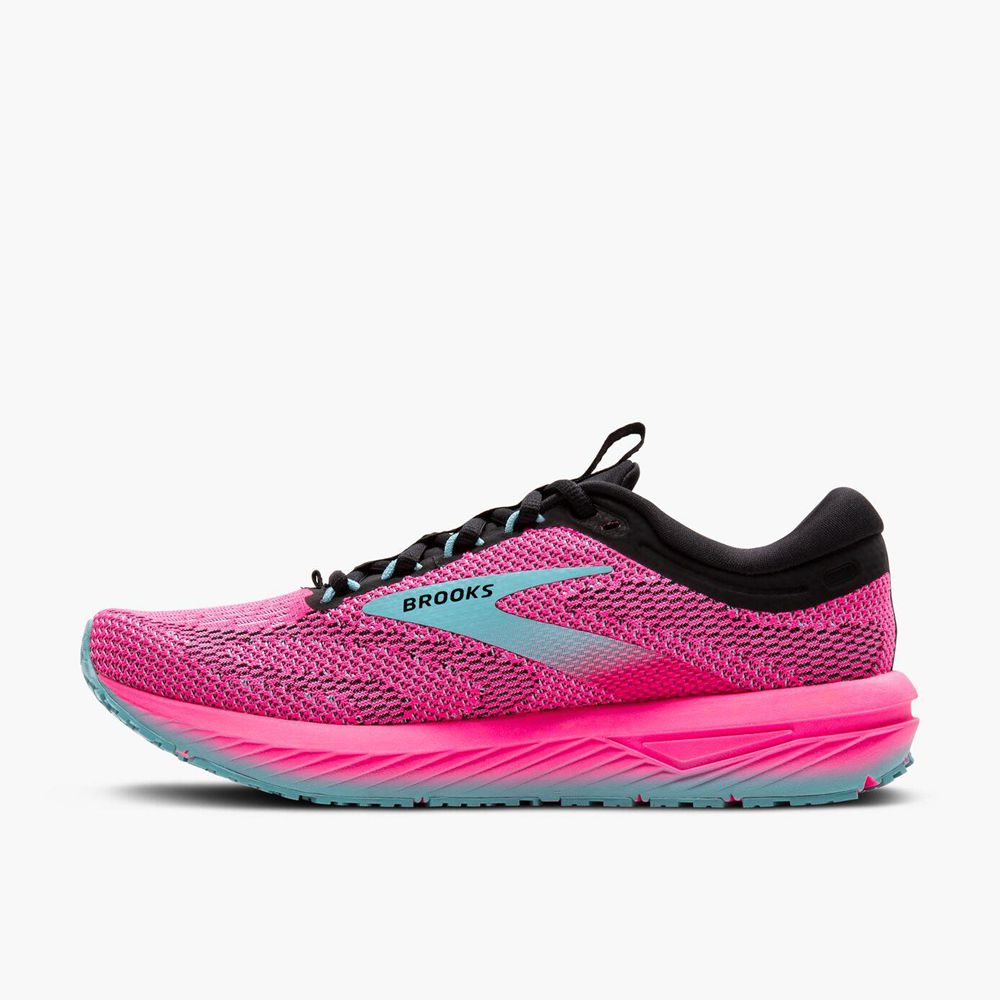 Pink Brooks Womens Revel 7 Sports Shoes | FEM-436078