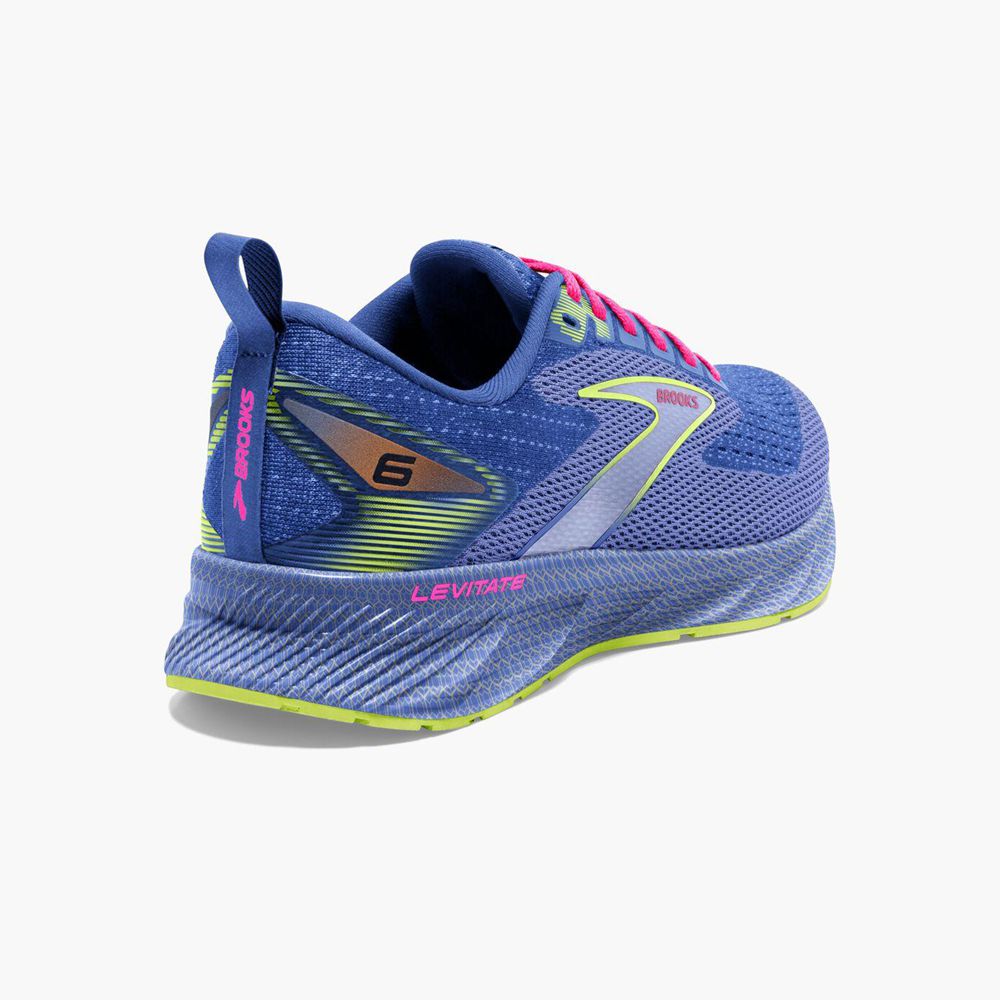 Purple Brooks Womens Levitate 6 Sports Shoes | VCK-107524