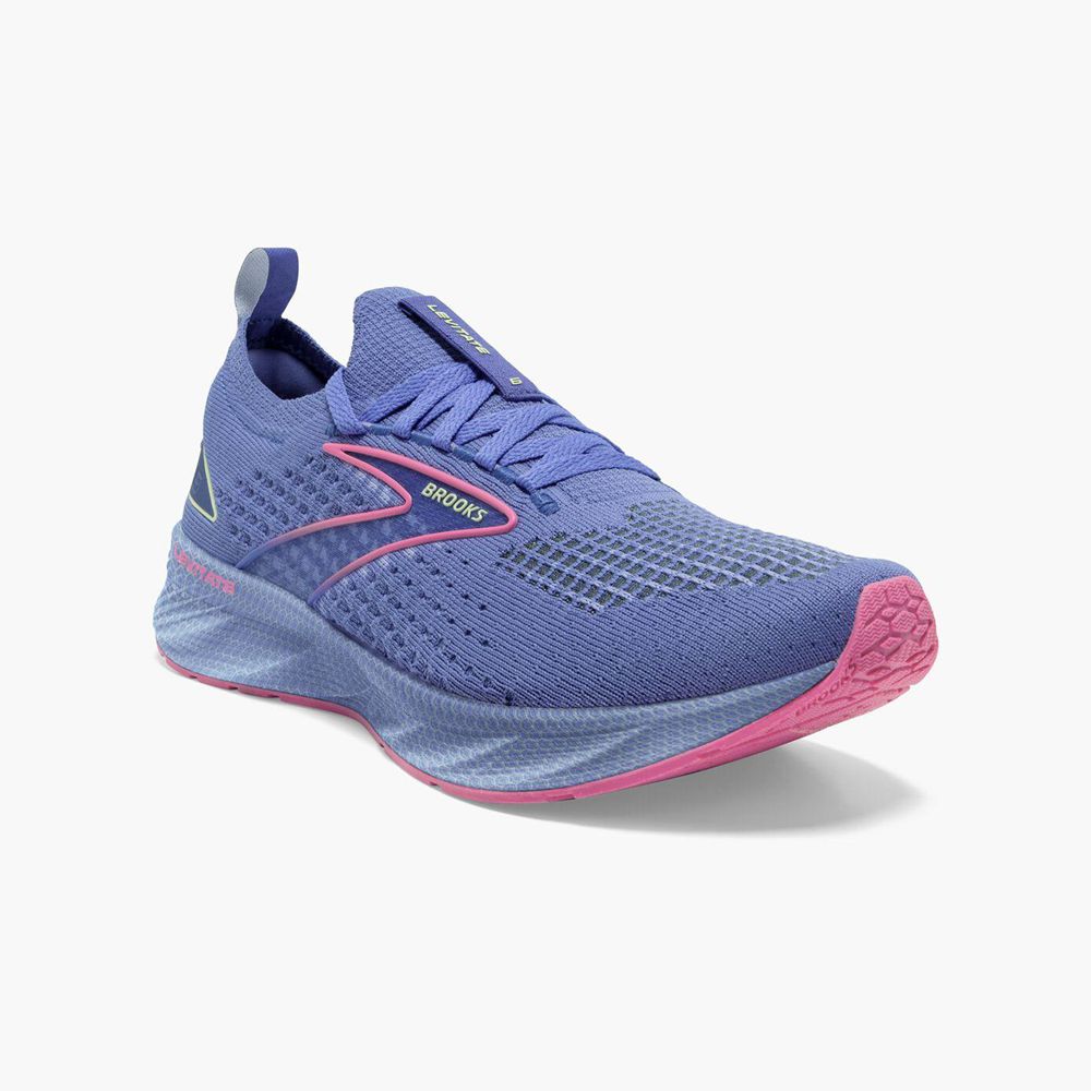 Purple Brooks Womens Levitate StealthFit 6 Sports Shoes | RPK-950231