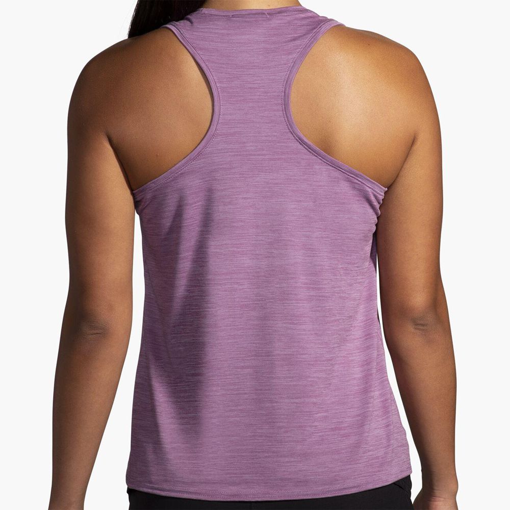 Purple Brooks Womens Luxe Tank Top | JBT-120496