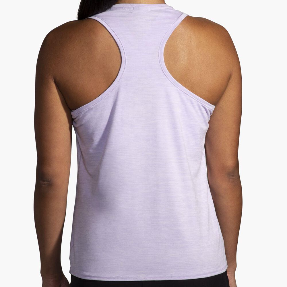 Purple Brooks Womens Luxe Tank Top | XHB-194037