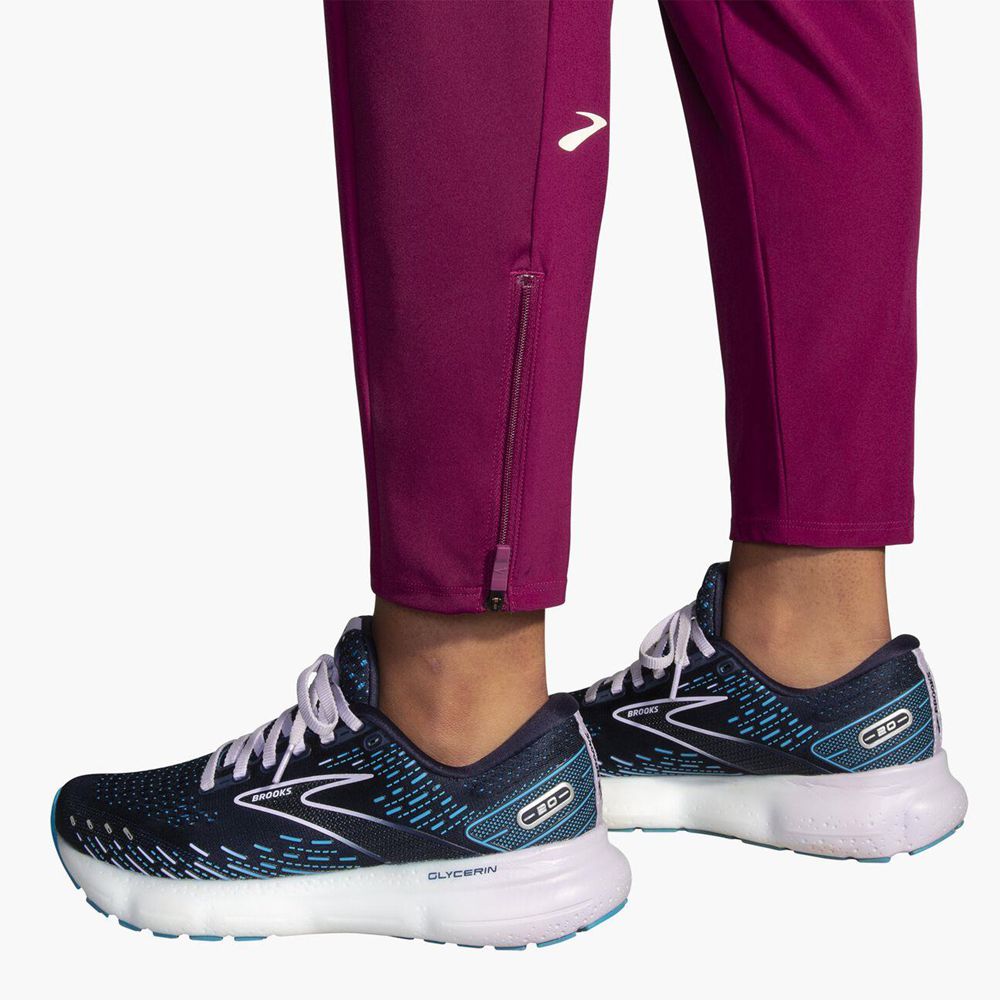 Purple Brooks Womens Shakeout Pants | IAH-360157