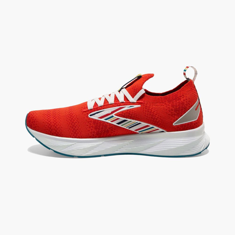 Red Brooks Womens Levitate StealthFit 6 Sports Shoes | ICO-562874