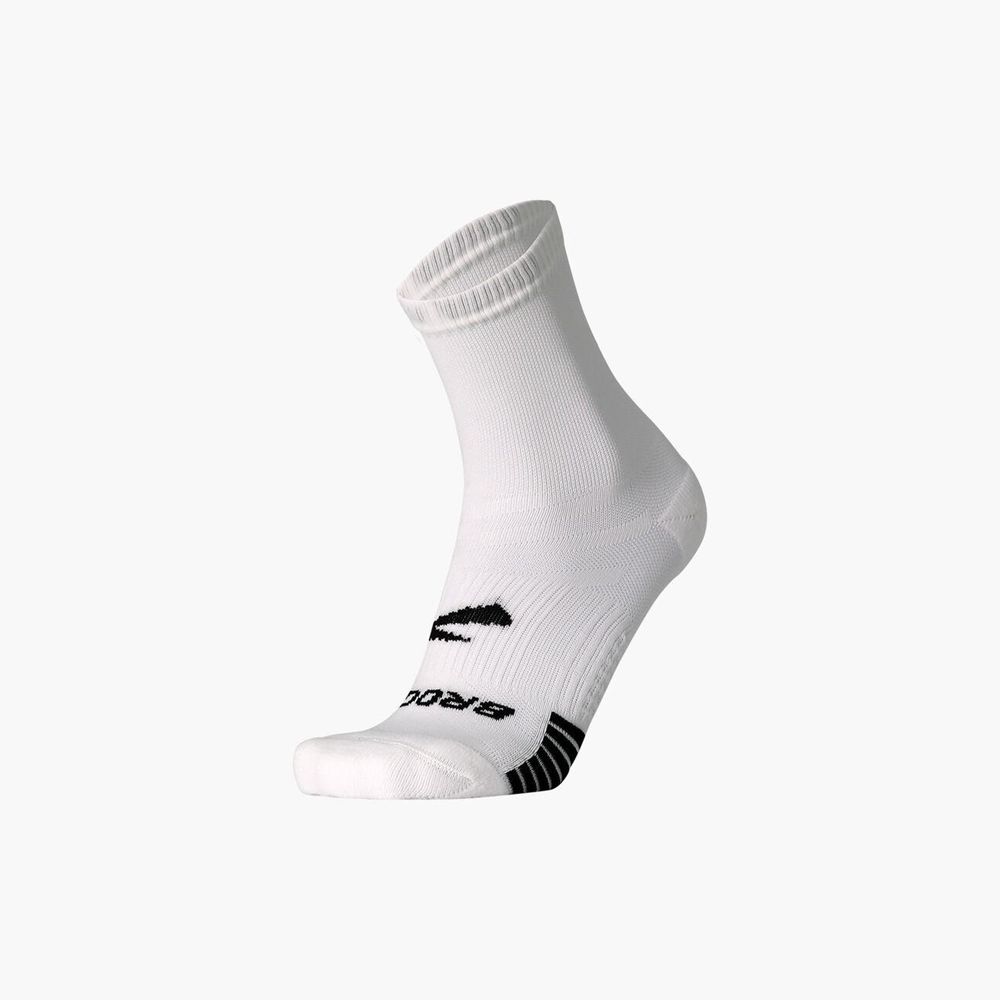 White Brooks Mens Ghost Lite Crew 2-Pack Socks | XSC-579803