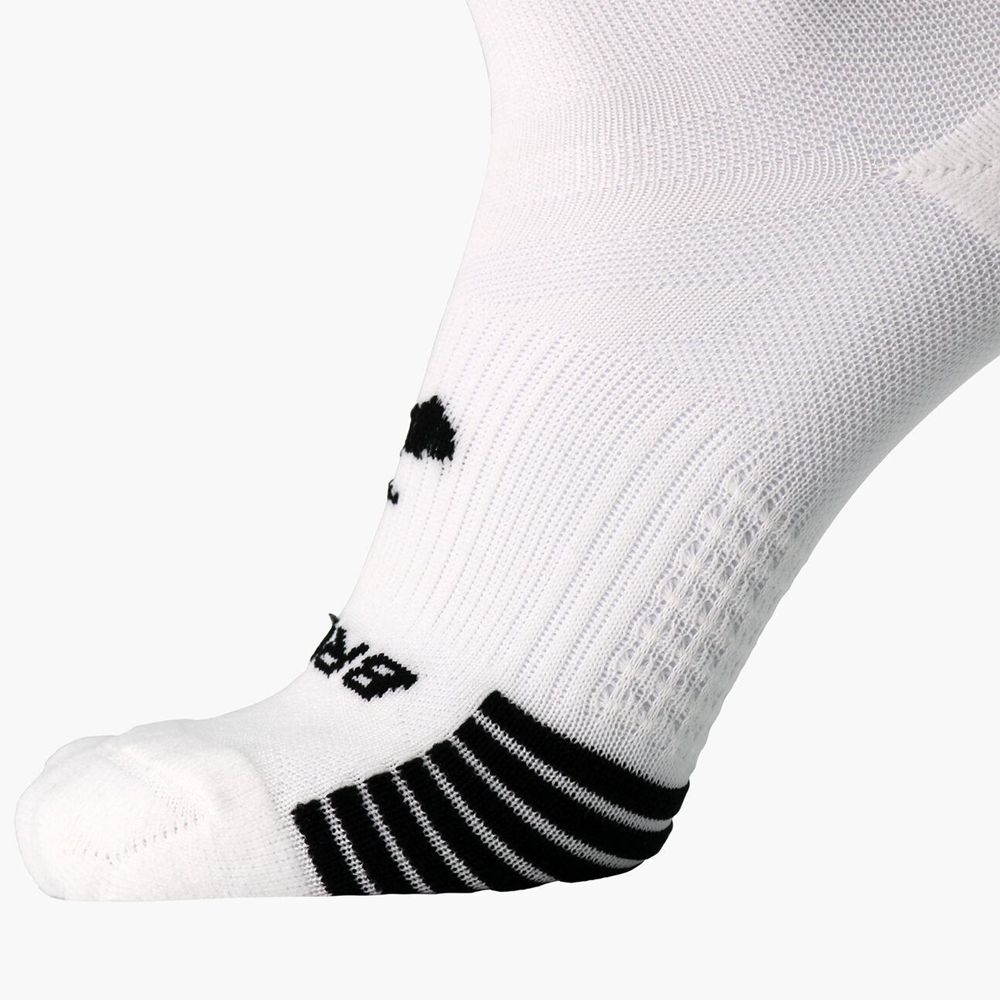 White Brooks Mens Ghost Lite Crew 2-Pack Socks | XSC-579803