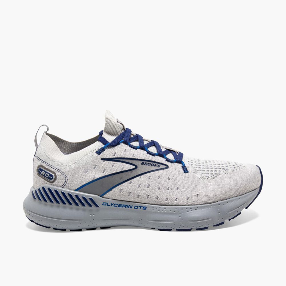 White Brooks Mens Glycerin StealthFit GTS 20 Running Shoes | ZDW-981325