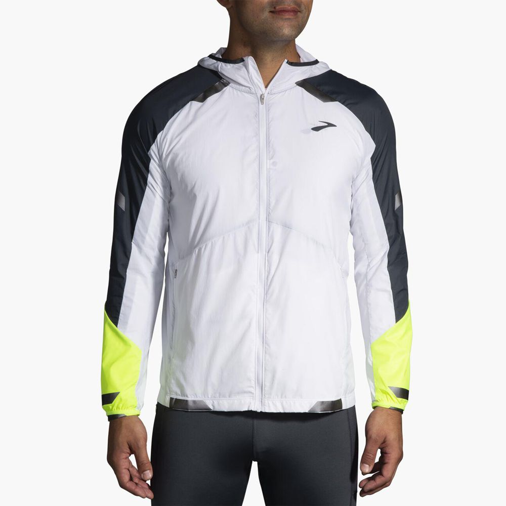 White Brooks Mens Run Visible Convertible Jacket | MWR-071845