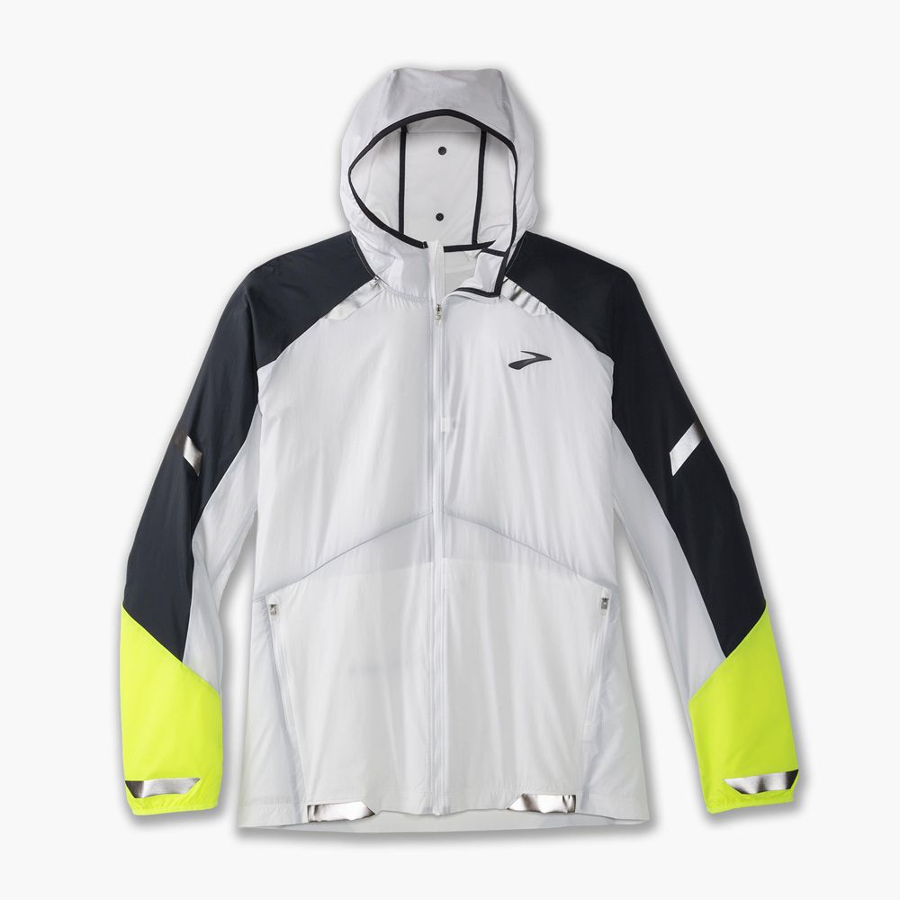 White Brooks Mens Run Visible Convertible Jacket | MWR-071845