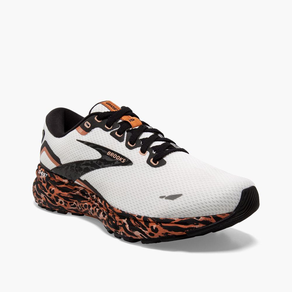 White Brooks Womens Ghost 15 Sports Shoes | CPA-985246