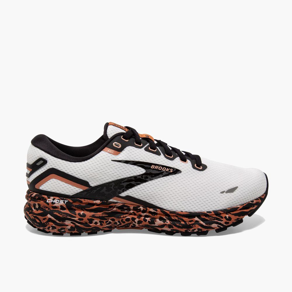 White Brooks Womens Ghost 15 Sports Shoes | CPA-985246