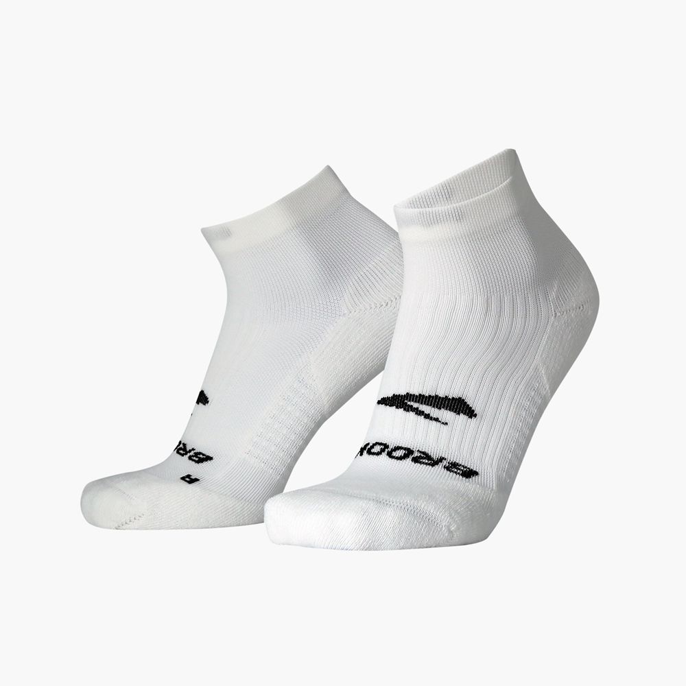 White Brooks Womens Ghost Quarter Socks | QRH-241983